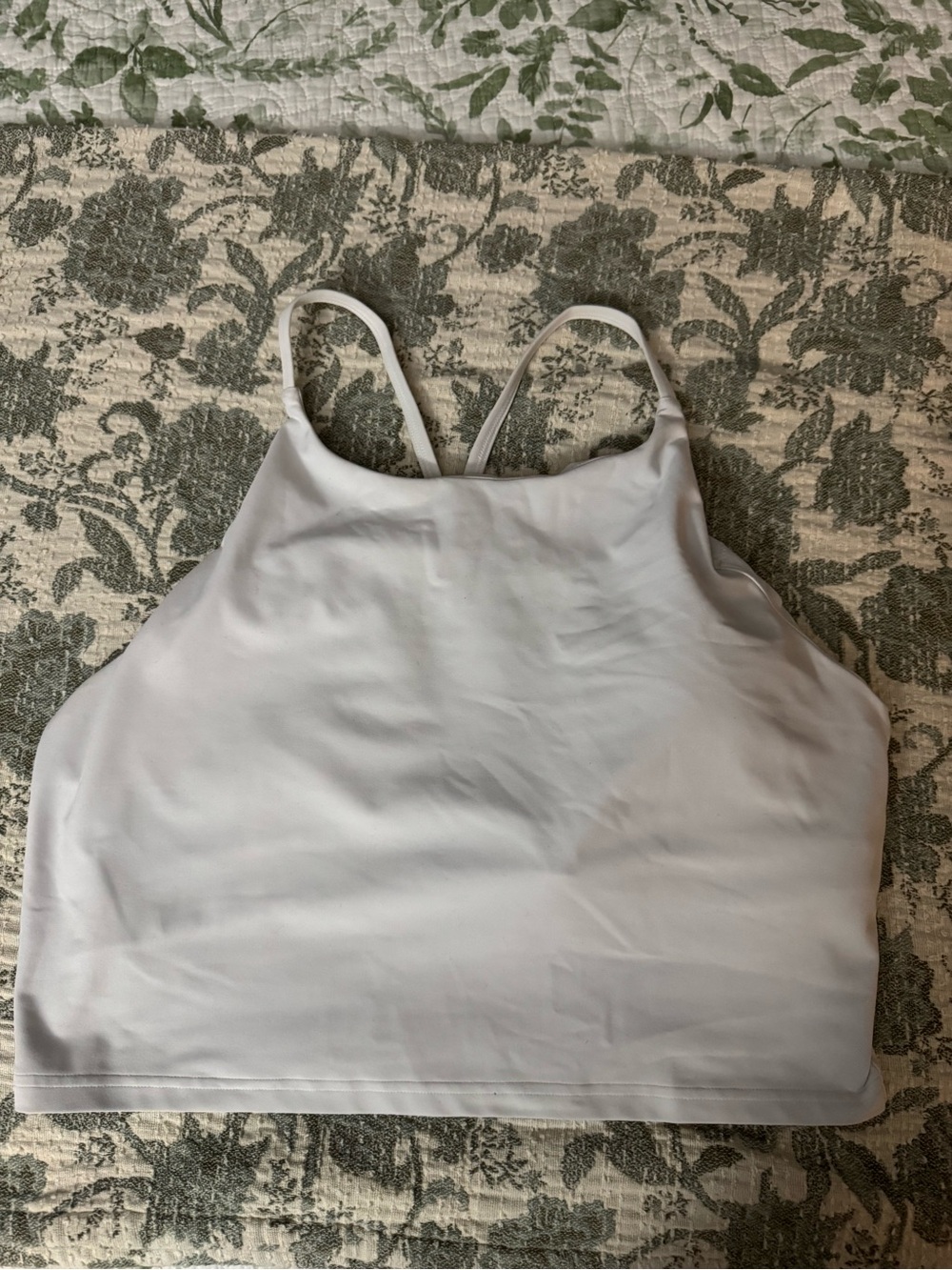 Old Navy Light Gray High-Neck Sports Bralette